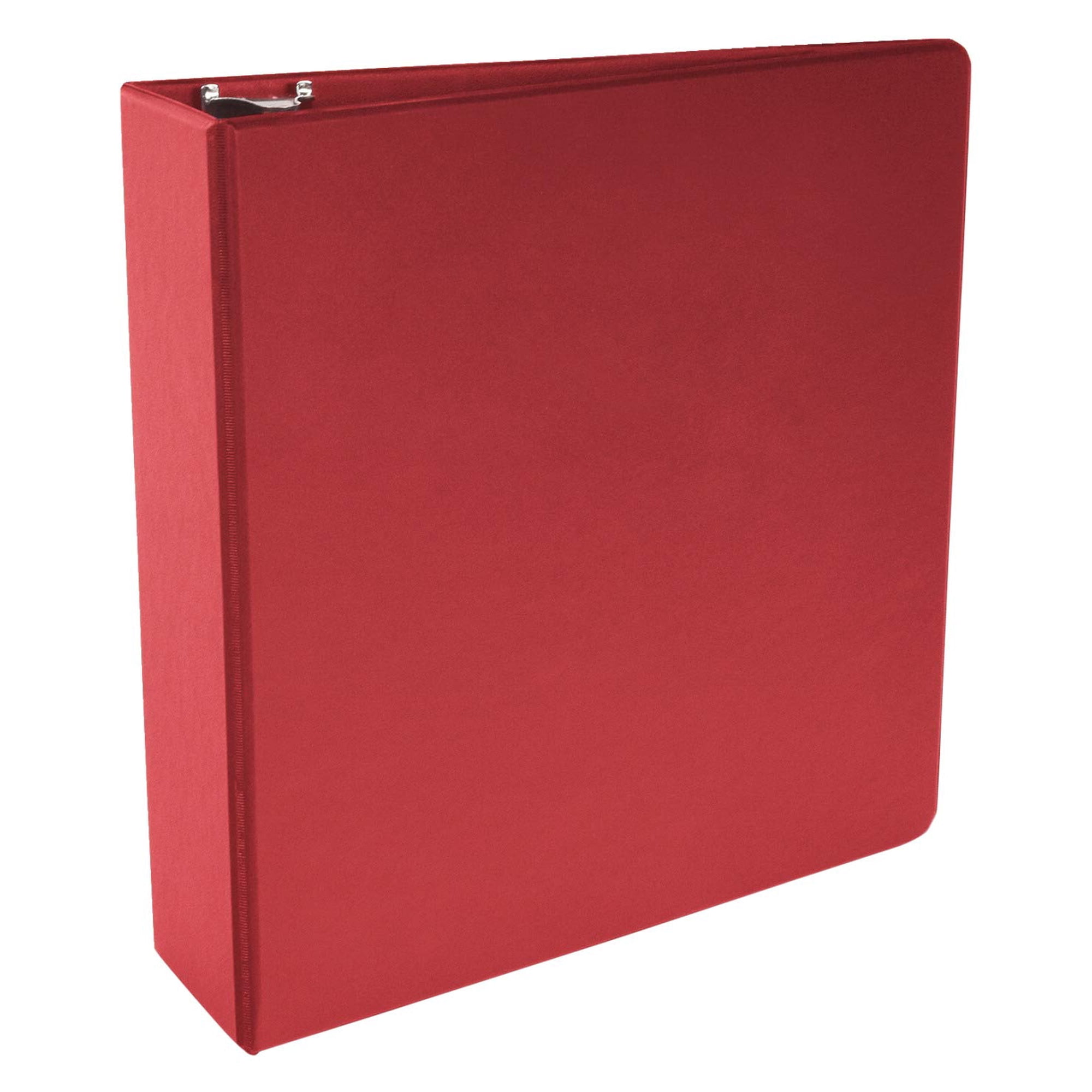 Anillo Redondo De Polipropileno Binder School Smart De 3 Pulgadas, Rojo