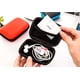 thumbnail image 3 of ® Paquete de 5 bolsas de almacenamiento para auriculares, estuche de EVA para auriculares, contenedor para cables, estuche para guardar auriculares (rojo), 3 of 7