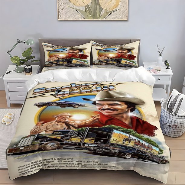 Smokey Bandit Action Comedy Themed Printed Bedding Set Polyester Durable