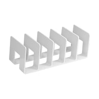 Magideal - Organizador De Archivos De Escritorio De Acrílico Elegante Para Artículos Esenciales De Oficina Blanco