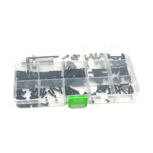 Kits de tornillos RC, modelo de Hobby portátil de fácil organización con caja de almacenamiento, herramienta de reparación, accesorios DIY para camión