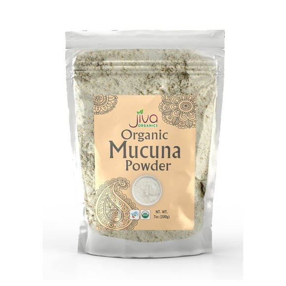 Polvo de Mucuna Jiva Organics 200 g Orgánico No-OGM