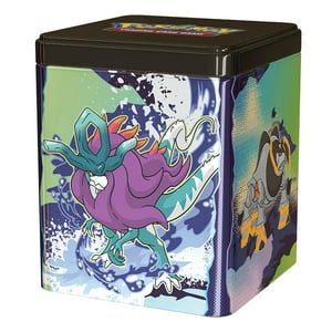 Lata Apilable Pokémon Tcg Q1 2025 Con 3 Paquetes Y Pegatinas