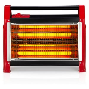 Kendal - Estufa Calefactor Electrico De Cuarzo 1600W 2N Rojo Kc-160As
