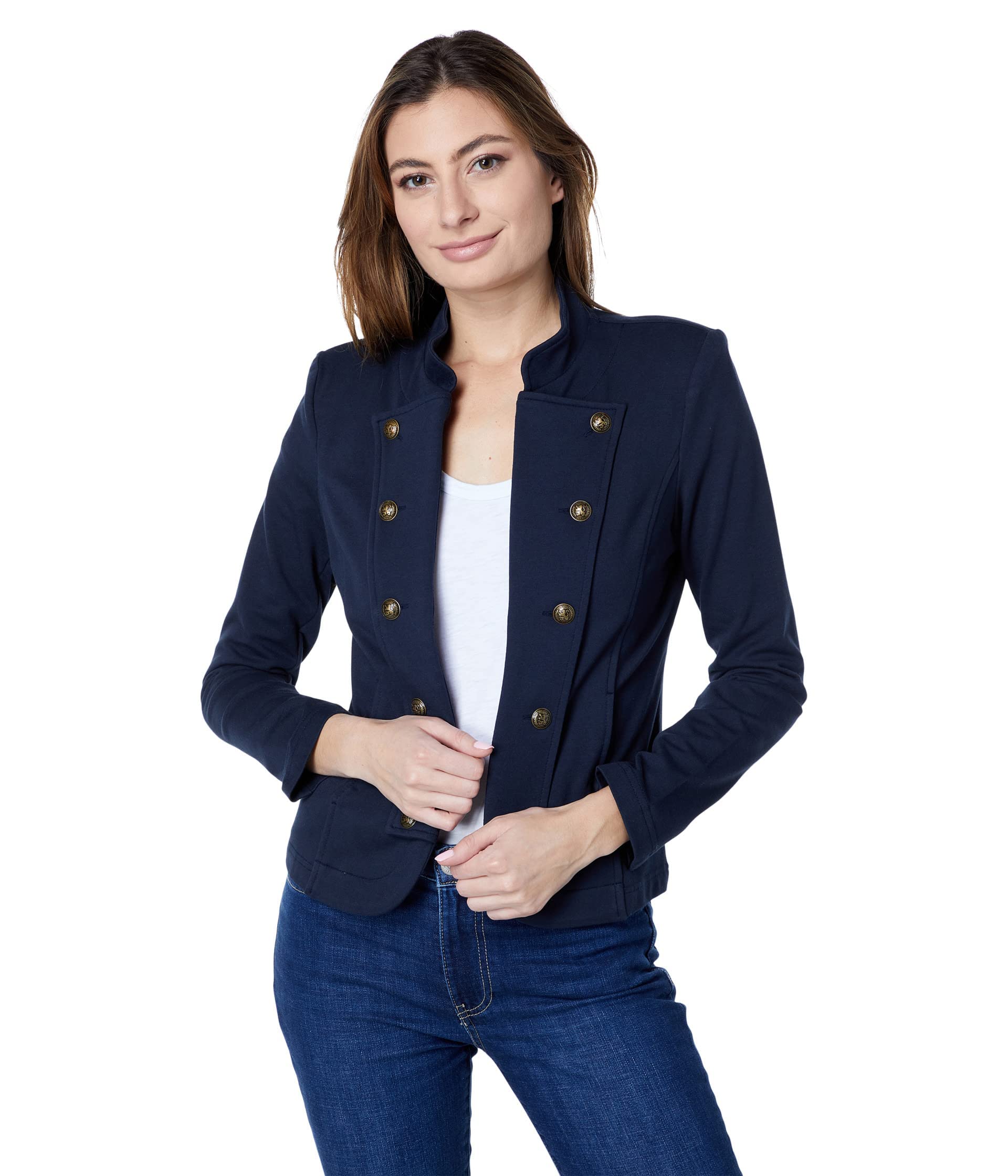 Chaqueta Tommy Hilfiger Casual Band Para Mujer Sky Capt Xs