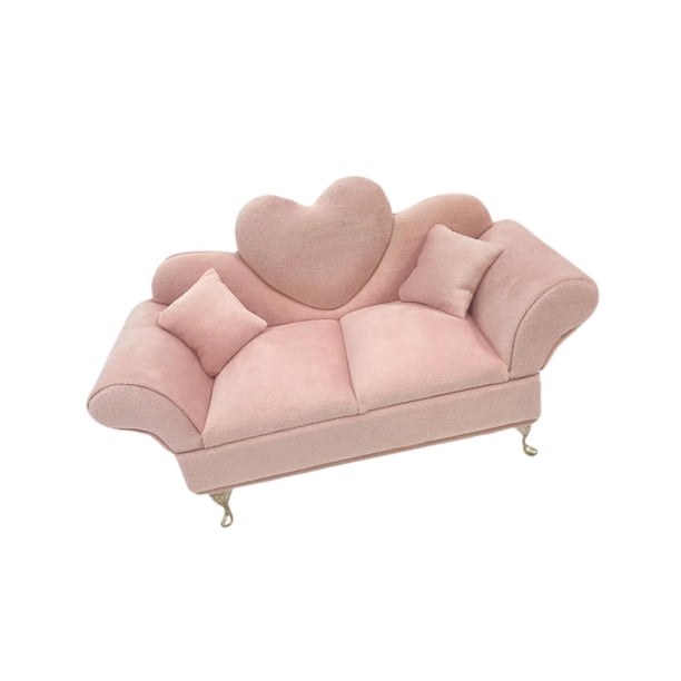Caja De Joyería Para Sofá, Joyero Para Niñas Y Mujeres, Accesorios Para Muñecas De 12 Pulgadas, Color Rosa, 1/6