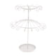 thumbnail image 1 of Soporte Giratorio De Joyería De 2 Niveles, Collar Organizador Para Pulseras, Anillos, Blanco, 1 of 5