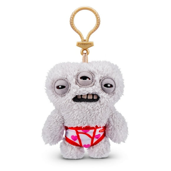 Peluche Llavero Fugglers De 13 Cms De Zuru Gris
