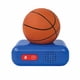 thumbnail image 2 of Reloj despertador LexiBook Basketball con luz nocturna y sonidos azul/naranja, 2 of 5