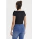 thumbnail image 3 of Polera Mujer Con Vuelos Negro, 3 of 4