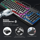 thumbnail image 2 of Teclado gamer metálico Aoas M888 rgb español, 2 of 3