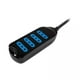 thumbnail image 1 of Alargador Extension 5Mts 4 Entradas Negro, 1 of 5