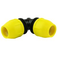 Codo Para Tubo De Gas Home-Flex Underground Ips Yellow Poly 3/4 Pulgadas