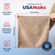 thumbnail image 2 of Toalla USANOOKS 32 cm Beige – Pack de 24 de microfibra, 2 of 8