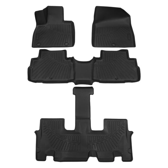 Alfombrillas de piso Powerty para Hyundai Palisade 2020-2025 3D TPE