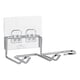 thumbnail image 1 of Soporte para secador de pelo, organizador de herramientas de autocuidado montado en la pared, soporte para alisador de pelo, colgador para salón, baño Plata, 1 of 5
