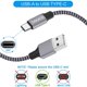 thumbnail image 2 of Cable USB-C TAKAGI USB-A a Tipo C 3 A, paquete de 3, 2 of 3