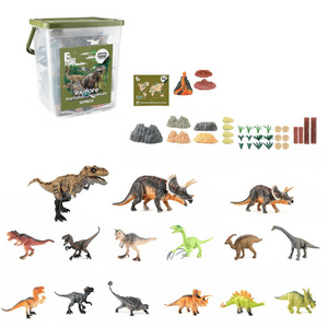 Otuti - Maleta Con Set Dinosaurios 15 Piezas