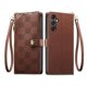 thumbnail image 1 of Funda Billetera con Cierre para [samsung galaxy A24 4G] con Tarjetero, Soporte y Correa de ManoMarrón, 1 of 5