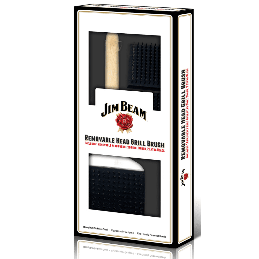 Entreparrilleros.cl - Cepillo Limpia Parrillas Con Cabezas Removible