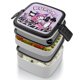 thumbnail image 4 of Kuromi Fiambrera de Doble Capa, Contenedor de Almuerzo Portátil Apilable, Almacenamiento de Alimentos Hermético a Prueba de Fugas, 1000ml, 4 of 6