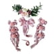 thumbnail image 2 of Kit de 9 piezas de decoraciones para el coche de la boda de seda flor arcos de la cinta conjunto rosa polvo, 2 of 3