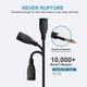 thumbnail image 4 of Cable de alimentación AC de 3 clavijas de 10 pies para cintas de correr, TV, computadora, etc., 4 of 5