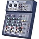 thumbnail image 5 of Mezclador de audio Mezclador de audio digital Consola de mezclas de 4 canales Rutas auxiliares más procesador de efectos Consola de mezclas Mezclador de audio de 4 canales Mezclador de 4 canales con a, 5 of 7