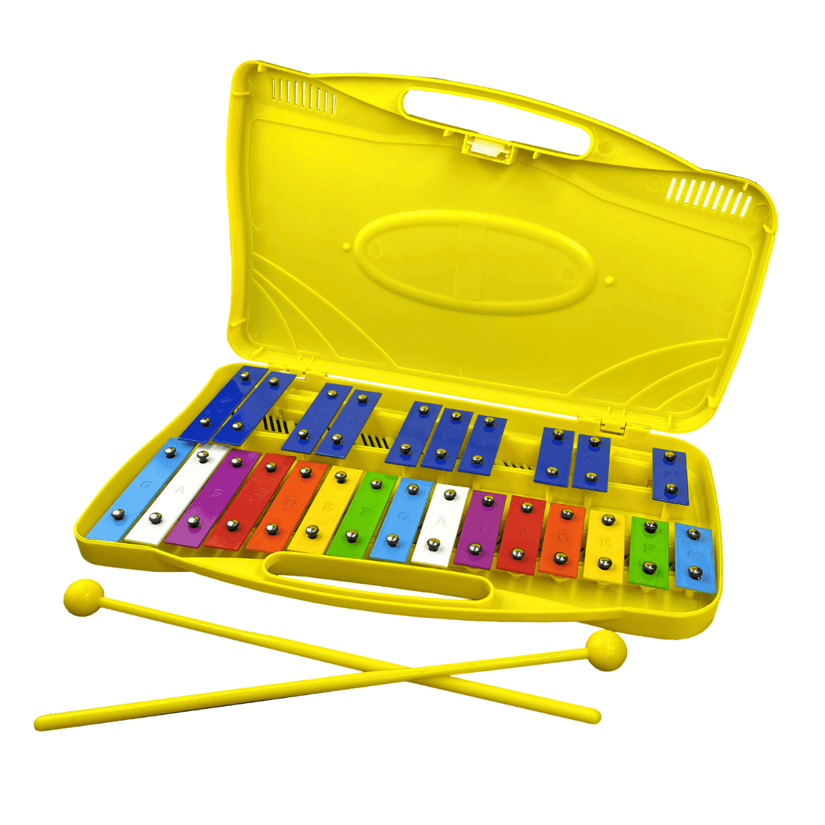 Linea Sport - Metalofono Cromatico 25 Notas Xilofono Infantil Escolar