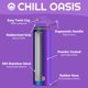 thumbnail image 3 of Botella de Agua Chill Oasis Aura 650 ml Libre de BPA con Aislamiento al Vacío, 3 of 7