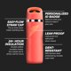 thumbnail image 2 of Botella de agua Gatorade 'Overtime' de acero inoxidable de 650 ml, color amarillo, 2 of 3