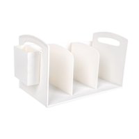 Magideal - Estante De Escritorio Para Clasificar Libros Con Soporte Para Bolígrafos, Estante Versátil Para Archivar Libros, Grapadoras, Sala De Estar, Cuadernos,