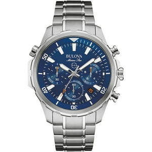 Bulova - Reloj Marine Star 96B256 Cuarzo Cronógrafo Para Hombres