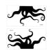 thumbnail image 5 of 2 Piezas De Pegatinas De Halloween Para Inodoro, Pegatinas De Pared Para Ventana, Cocina, Baño, Pulpo Negro, 5 of 5
