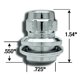 thumbnail image 4 of LOCK GORILLA Toyota 21 mm Hexagonal 12 mm x 1,50 Cromado - Pack de 4, 4 of 4