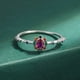 thumbnail image 2 of Stunning Colorful Zircon Ring - 925 Sterling Silver Minimalistic Jewelry for Women and Girls - Perfect Gift for Girlfriend, 2 of 4