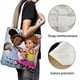 thumbnail image 3 of Fancy Nancy Bolso de tela con estampado de lienzo para mujer, bolsa de compras reutilizable y estética, con cremallera interior, regalo para mujer, 35 × 40 cm., 3 of 6