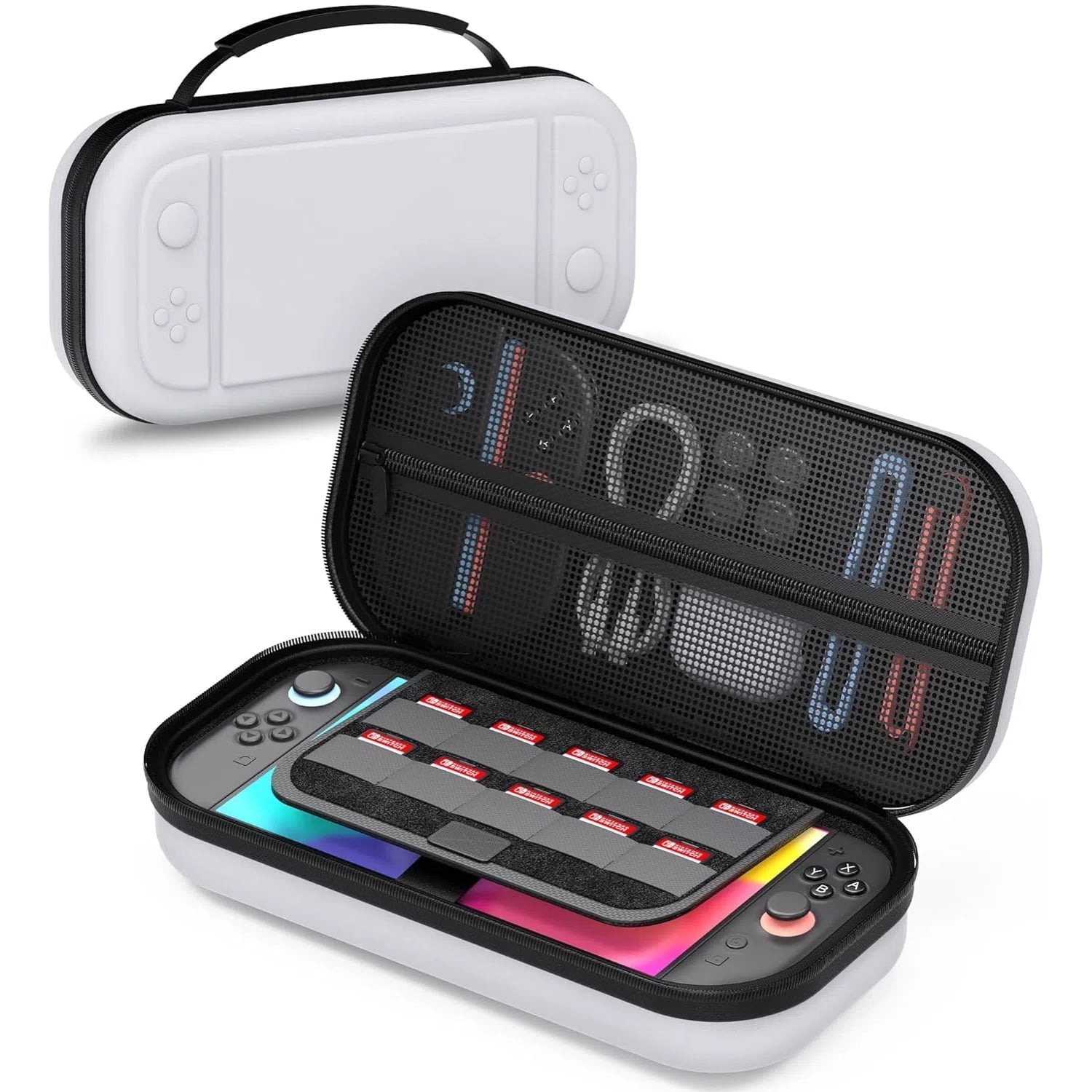 Estuche Rígido Portátil Aaronmei Para Nintendo Switch 2 Blanco