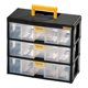 thumbnail image 1 of Caja organizadora modular gavetas 3 niveles 3x80 Negro Plástico Rimax Negro, 1 of 4