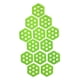 thumbnail image 2 of 12 Almohadillas De Tracción Hexagonales Para Tabla De Surf, Ideales Para El Agarre En Tablas De Surf Y Skimboarding, Color Verde., 2 of 5