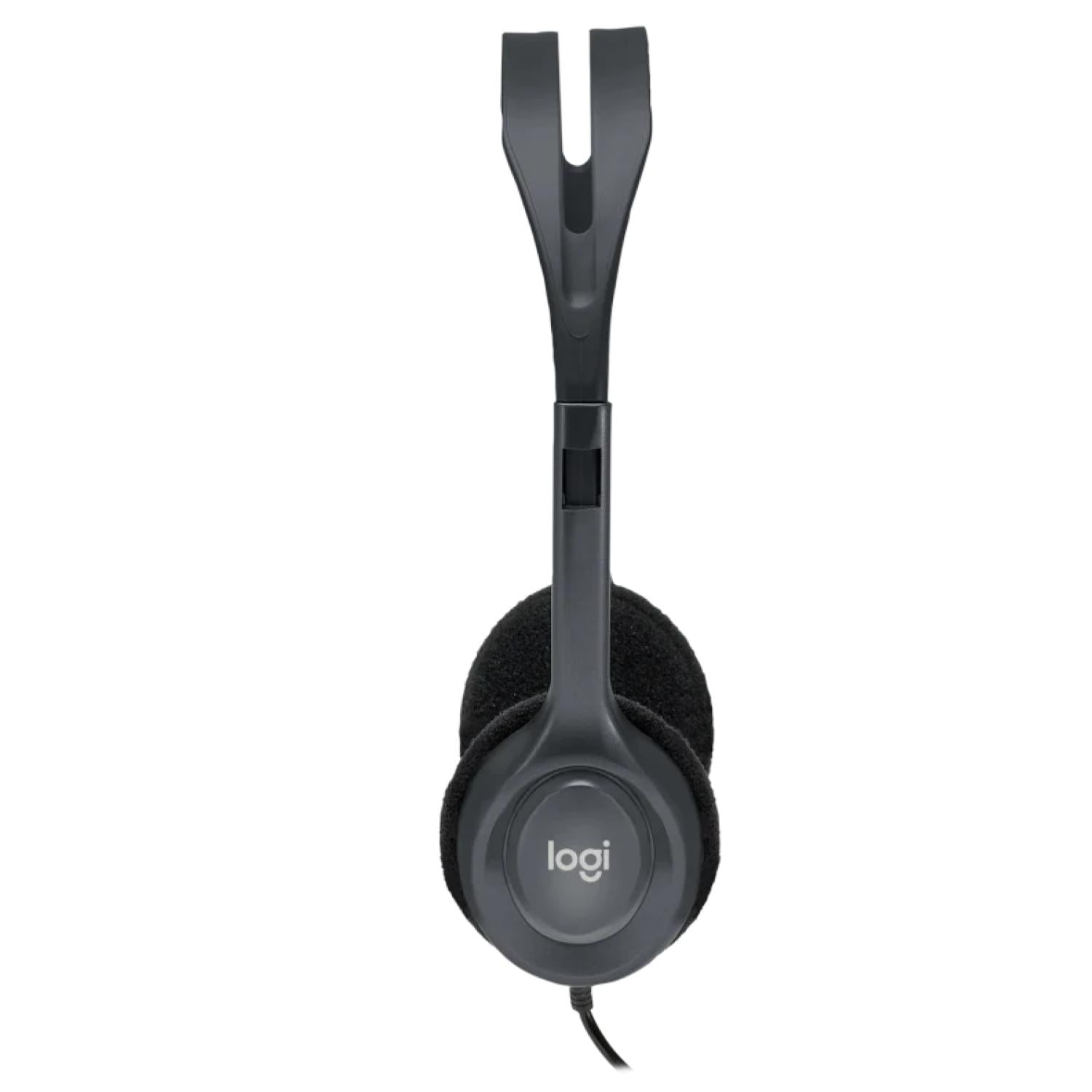Logitech - Audifono Headset Con Microfono Jack 3.5 Gris H111