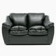 thumbnail image 1 of Sofa Galicia 2cpos Negro, 1 of 2