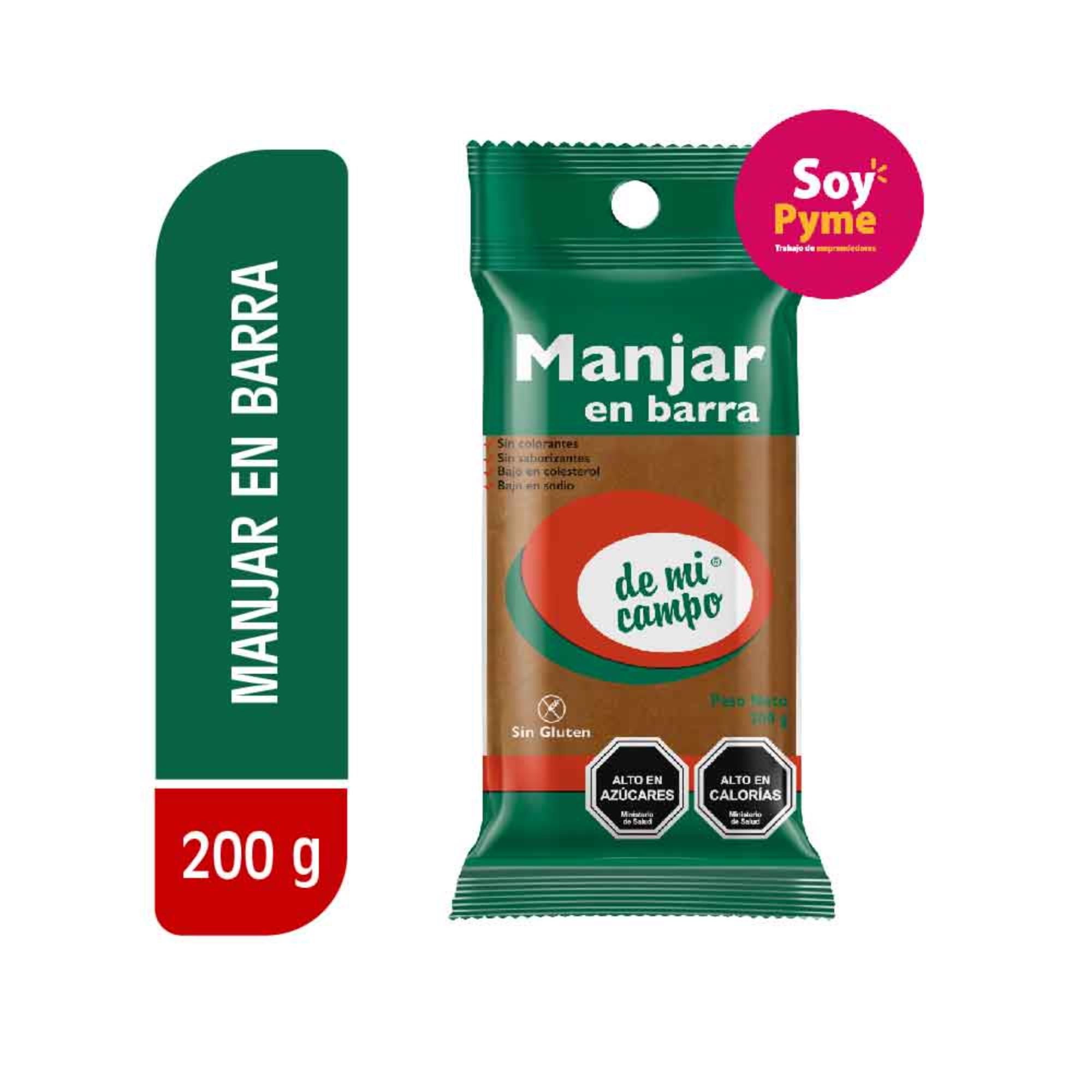 Manjar En Barra 200 g De mi Campo