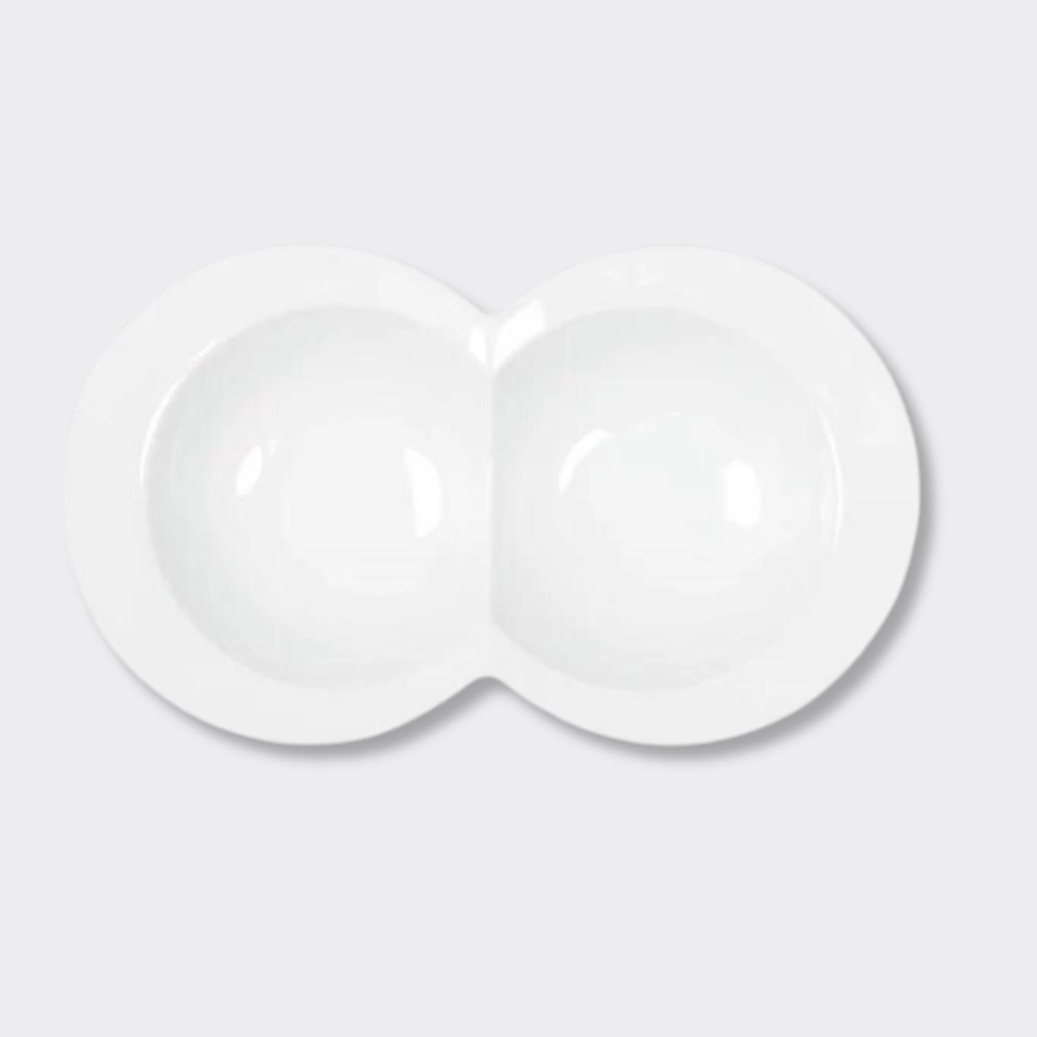 Concepts Life - Bandeja De Cerámica Doble Para Servir