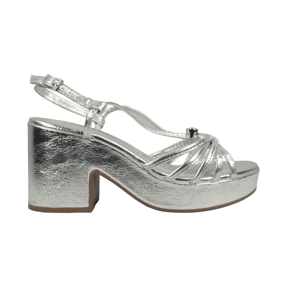 SANDALIAS DE FIESTA MOLECA PLATEADO MUJER | 5549.110.30838-41 1 - Talla 38