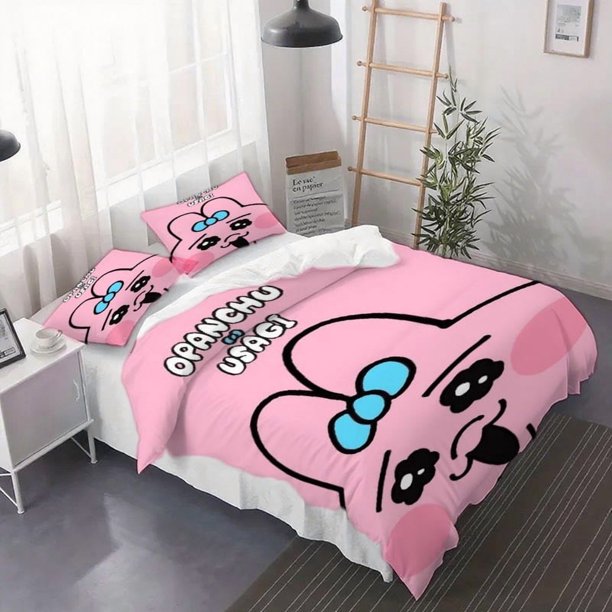 3pcs Opanchu Usagi Cute Moment Duvet Cover Set - Duvet Cover Set (Including Duvet Cover + Pillowcases Without Pillow Inserts)