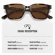 thumbnail image 3 of Gafas de sol Ray‑Ban RB4323 cuadradas Light Havana, 3 of 7