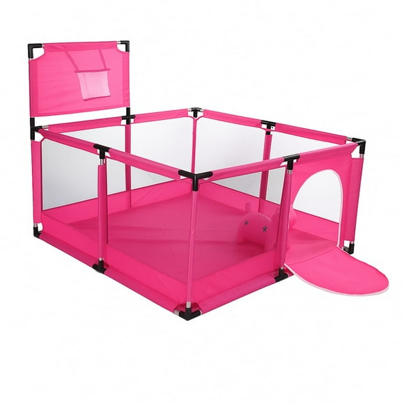 Corral Infantil 128cm con Aro de Básquet y Puerta Segura