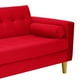 thumbnail image 4 of Sofa Retro 3c Felpa 01 Rojo, 4 of 6