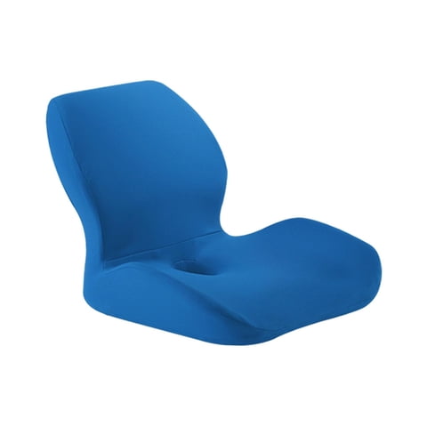 Ioensy - Cojín De Espuma Viscoelástica Para Silla De Oficina, Almohadillas Blandas Para Silla Para Conducción De Automóviles, Oficina, Hogar, Azul